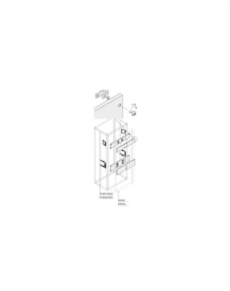 ABB Pickled Steel Sheet Assembly Kit for Use with Main Distribution Boards 250 mm x 600 mm x 600mm