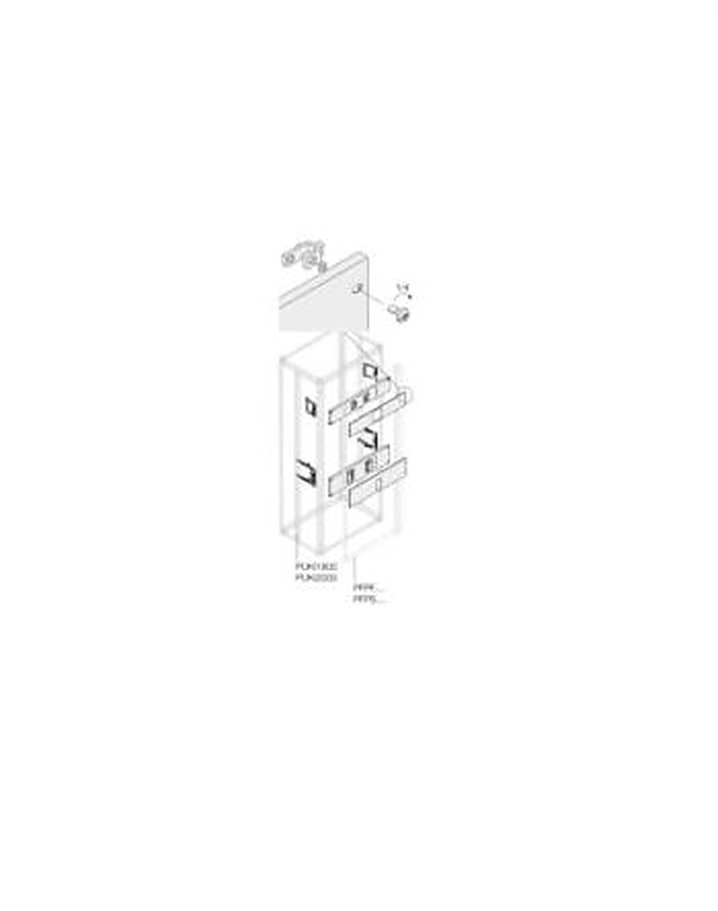 ABB Pickled Steel Sheet Assembly Kit for Use with Main Distribution Boards 350 mm x 600 mm x 600mm