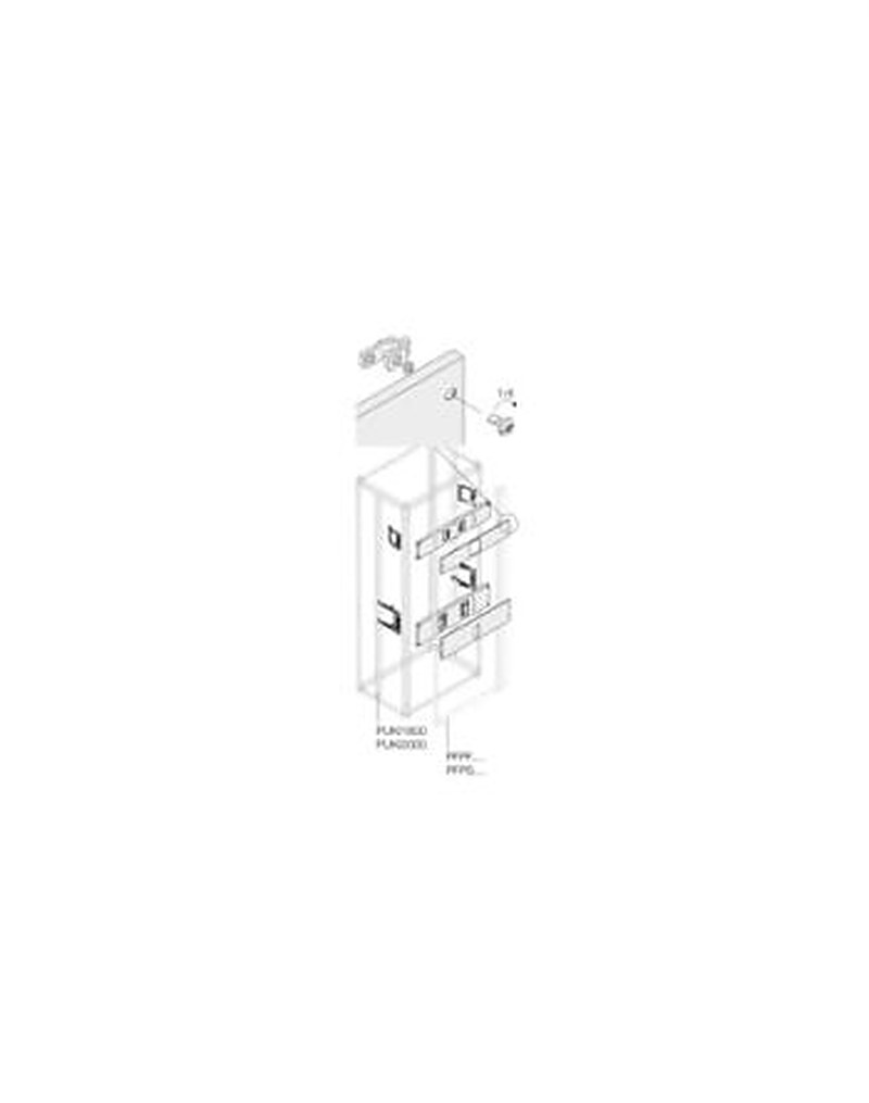 ABB Pickled Steel Sheet Assembly Kit for Use with Main Distribution Boards 400 mm x 600 mm x 600mm