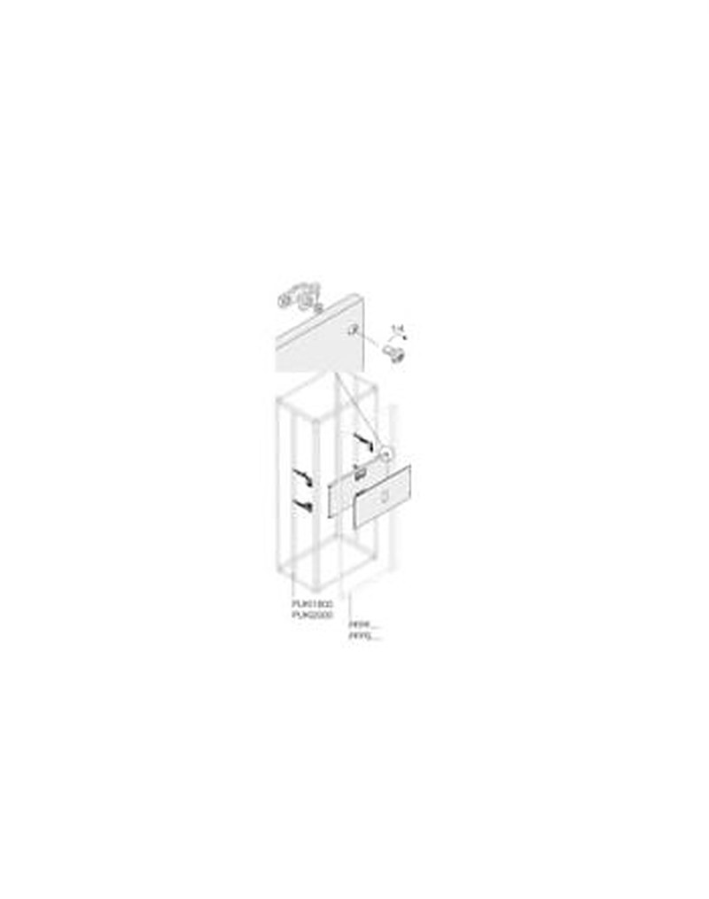 ABB Pickled Steel Sheet Assembly Kit for Use with Main Distribution Boards 300 mm x 400 mm x 400mm