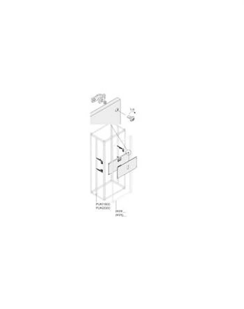 ABB PVCX Series Pickled Steel Sheet Assembly Kit for Use with Main Distribution Boards x 20 mm x 590mm