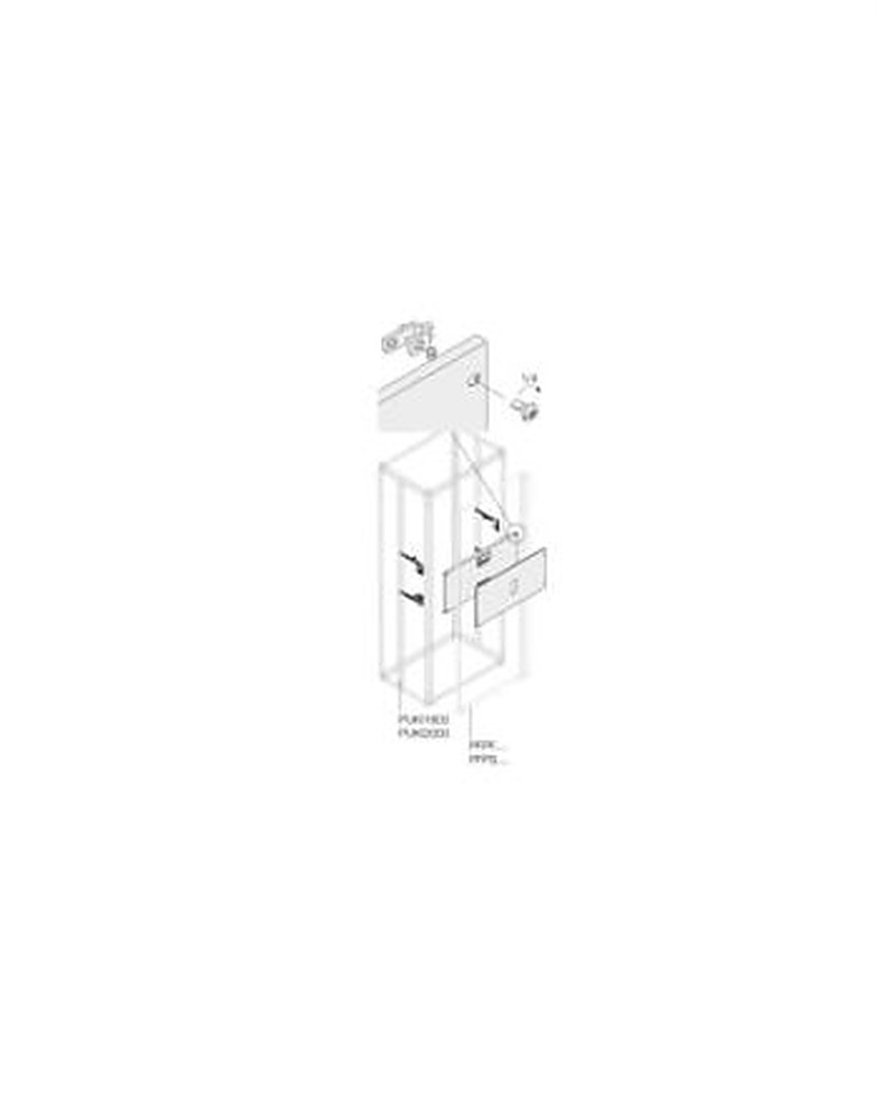 ABB Pickled Steel Sheet Assembly Kit for Use with Main Distribution Boards 300 mm x 800 mm x 800mm