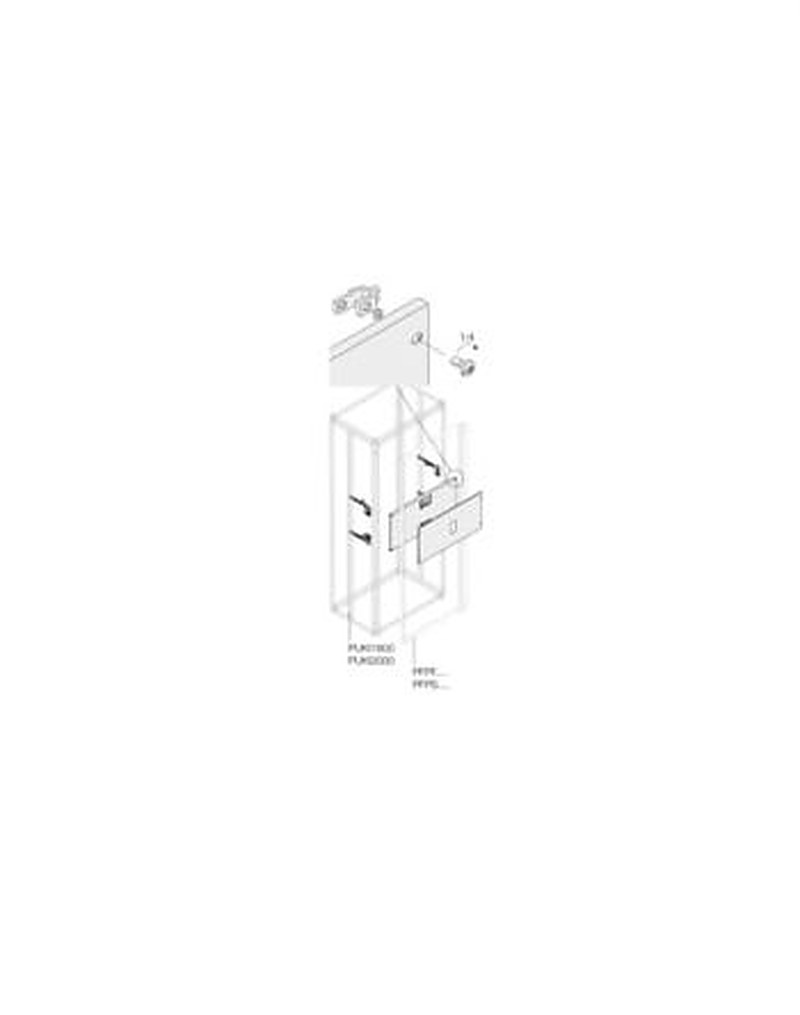 ABB PVBX Series Pickled Steel Sheet Assembly Kit for Use with Main Distribution Boards x 400 mm x 400mm