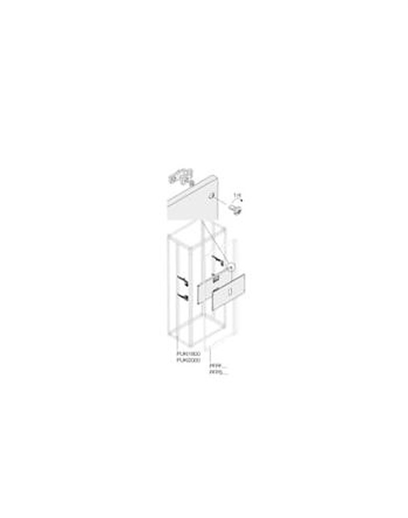 ABB PVBX Series Pickled Steel Sheet Assembly Kit for Use with Main Distribution Boards x 400 mm x 400mm