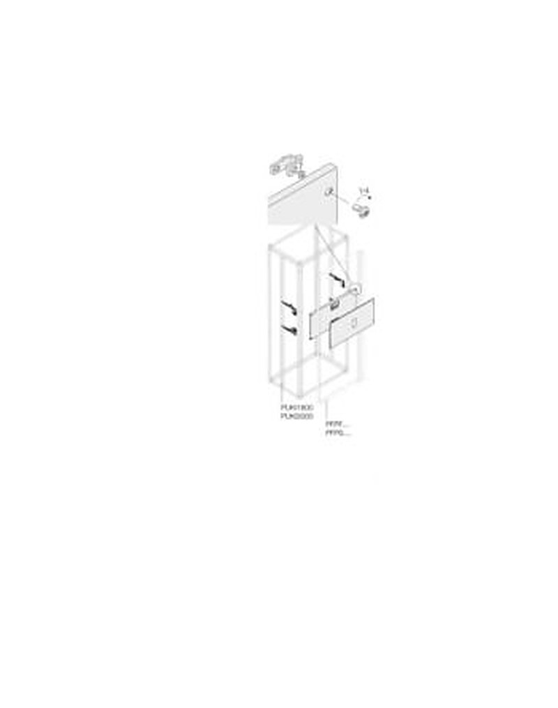 ABB Pickled Steel Sheet Assembly Kit for Use with Main Distribution Boards 300 mm x 600 mm x 600mm