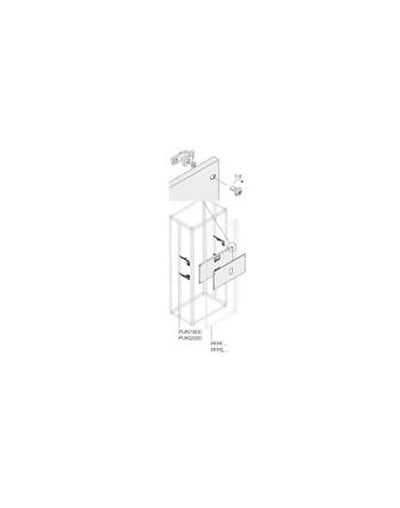 ABB PVCT Series Pickled Steel Sheet Assembly Kit for Use with Main Distribution Boards x 600 mm x 600mm