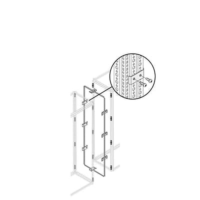 ABB Pickled Steel Sheet Lock for Use with Main Distribution Boards 190 mm x 40 mm x 190mm