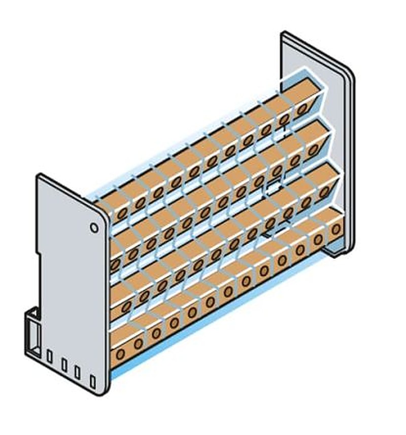 ABB AD1029 Series Terminal Box, IP20, 4 Terminals, 150 mm, 126mm 96 mm