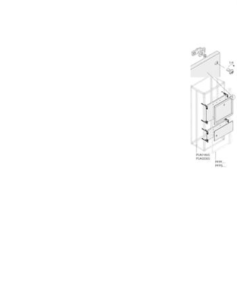 ABB PKOV Series Pickled Steel Sheet Assembly Kit for Use with Main Distribution Boards x 800 mm x 800mm