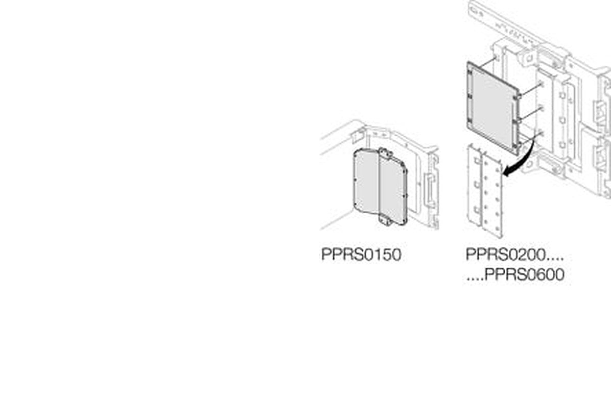 ABB PPRS Series Rubber Cover for Use with Modular Boards - System Pro E Power 543 mm x 543 mm x 109.2mm