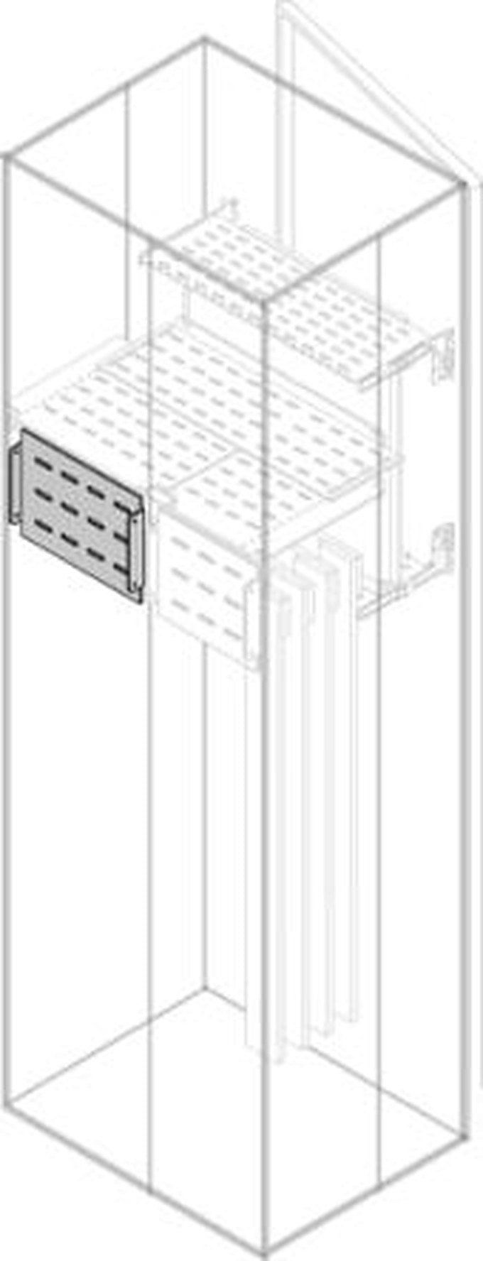 ABB PRVS Series Pickled Steel Sheet Assembly Plate for Use with Modular Boards - System Pro E Power x 220 mm x 265.7mm