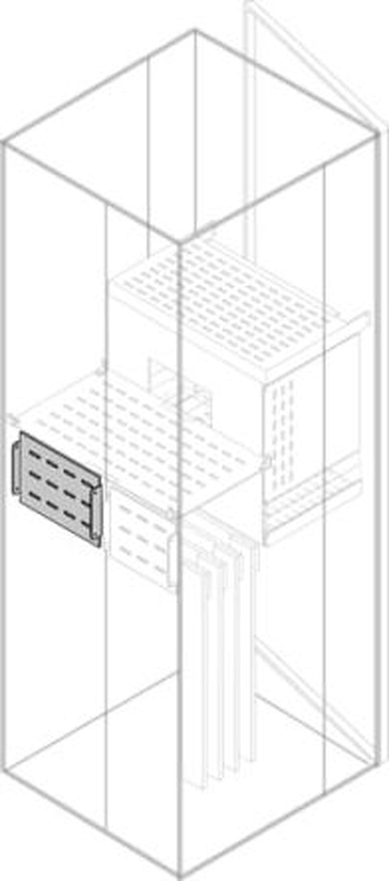 ABB PRVS Series Pickled Steel Sheet Assembly Plate for Use with Modular Boards - System Pro E Power 290 mm x 290 mm x