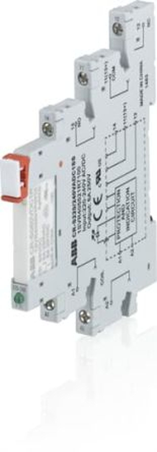 ABB CRS 1 Way 240V ac/dc DIN Rail Relay Socket, for use with CR-S Interface Relay