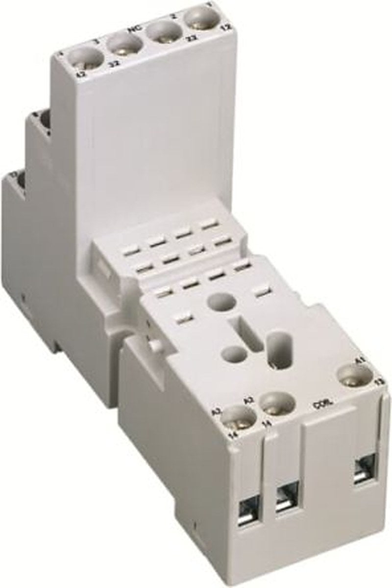 ABB CRM 2 Way DIN Rail Relay Socket, for use with CR-M Interface Relay
