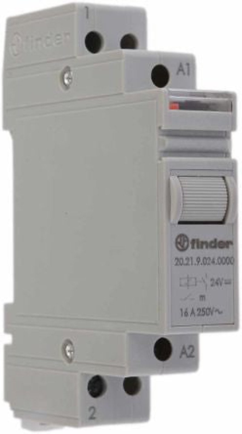 Finder DIN Rail Modular Step Relay, 24V dc Coil, 16A, SPST-NO