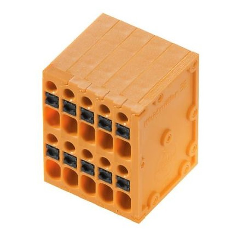 Weidmüller LS Series PCB Terminal Block, 8-Contact, 3.5 mm Pitch, Through Hole, 2 Row