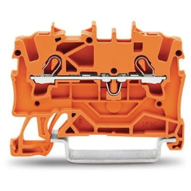 WAGO TOPJOB S Series DIN Rail Terminal Block Orange, 1.5mm², 1-Level, Cage Clamp, ATEX, EAC Ex, IECEx