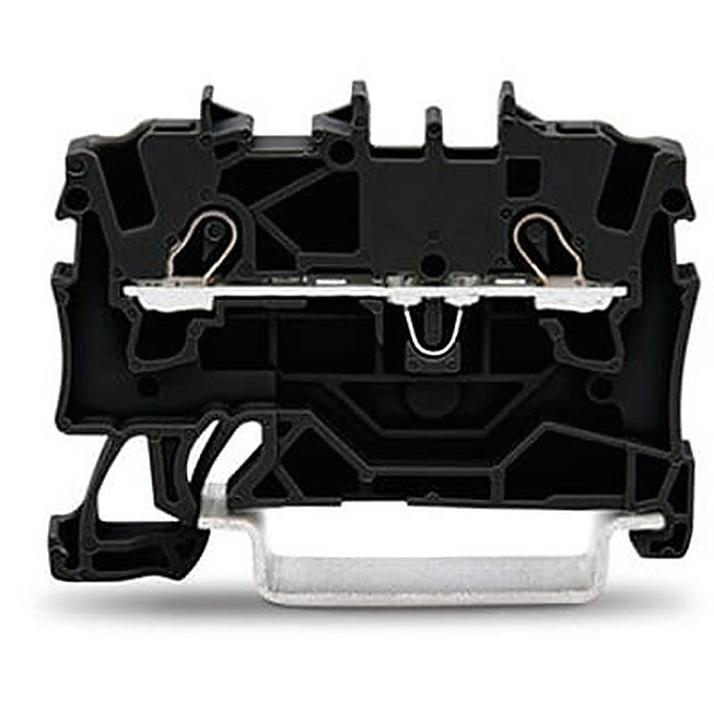 WAGO 2001-1205 TOPJOB S Series DIN Rail Terminal Block Black, 1.5mm², 1-Level, Cage Clamp, ATEX, EAC Ex, IECEx