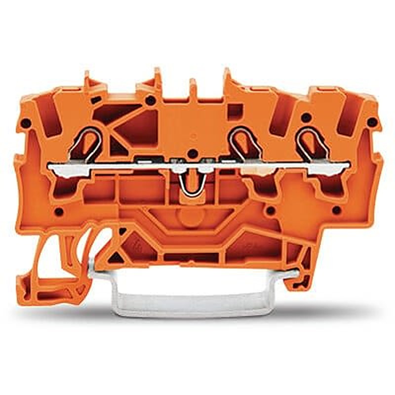 WAGO TOPJOB S Series DIN Rail Terminal Block Orange, 1.5mm², 1-Level, Cage Clamp, ATEX, EAC Ex, IECEx