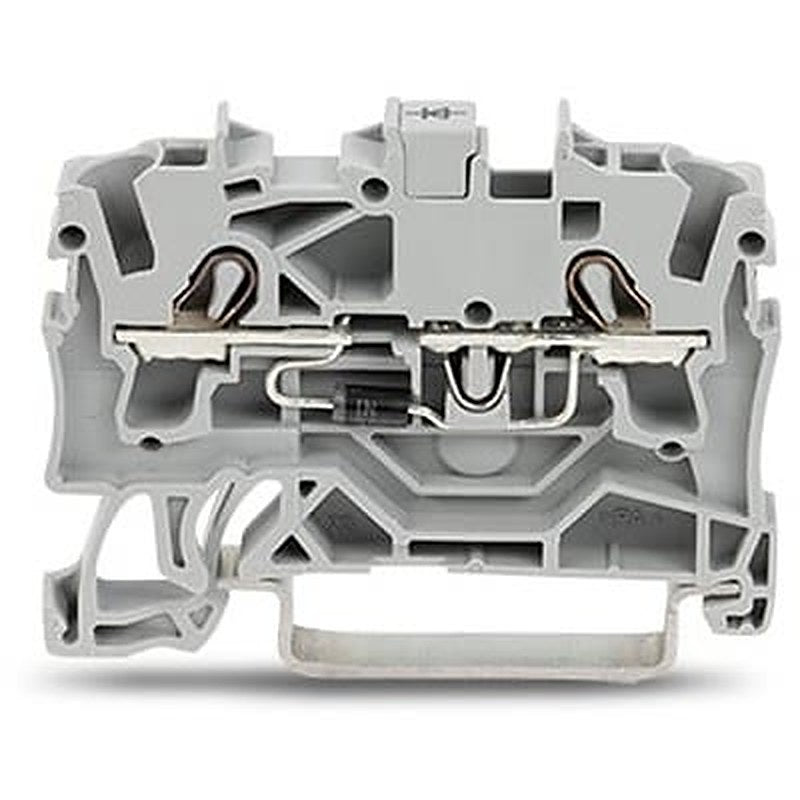 WAGO TOPJOB S Series DIN Rail Terminal Block Grey, 2.5mm², 1-Level, Cage Clamp