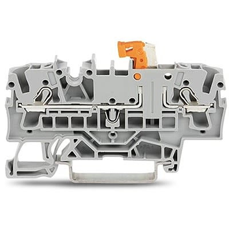 WAGO 2002-1671 TOPJOB S Series DIN Rail Terminal Block Grey, 2.5mm², 1-Level, Cage Clamp, ATEX, EAC Ex, IECEx