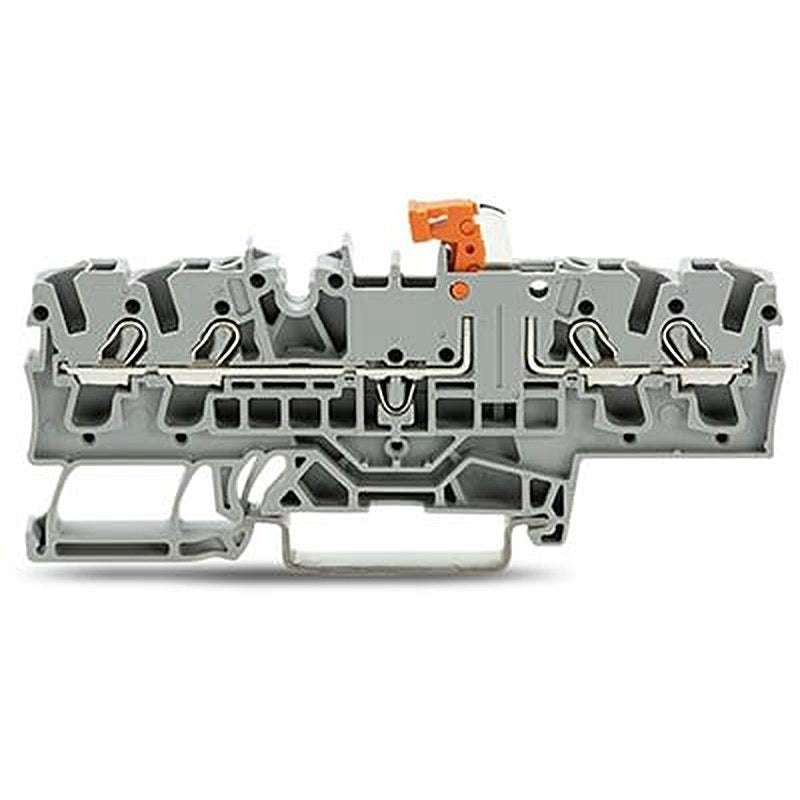 WAGO TOPJOB S Series DIN Rail Terminal Block Grey, 2.5mm², 1-Level, Cage Clamp, ATEX, EAC Ex, IECEx
