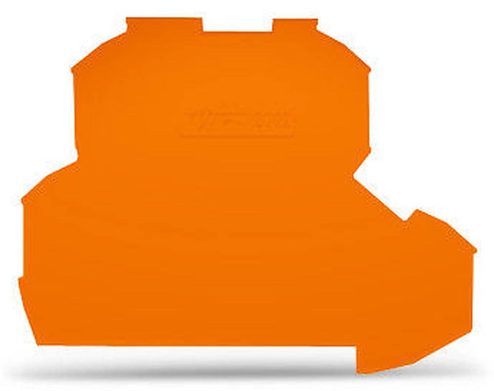 WAGO End & Intermediate Plate for Use with 2002 Series Double Level Terminal Blocks