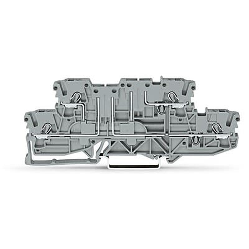 WAGO TOPJOB S Series Double Level Terminal Block Grey, 2.5mm², 2-Level, Push-in, IECEx/ATEX/CSA