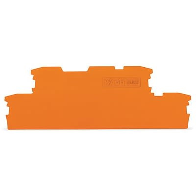WAGO TOPJOB S Series End & Intermediate Plate for Use with DIN Rail Terminal Block, IECEx/ATEX