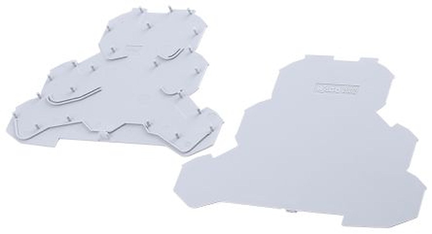 WAGO End & Intermediate Plate for Use with 2002 Series Triple Level Terminal Blocks