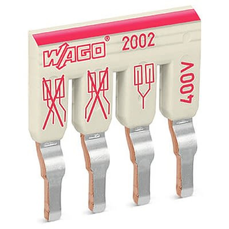 WAGO TOPJOB S Series Staggered Jumper for Use with DIN Rail Terminal Block