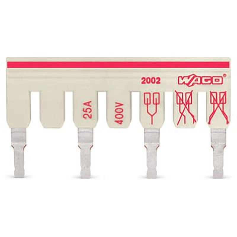 WAGO TOPJOB S Series Staggered Jumper for Use with DIN Rail Terminal Block