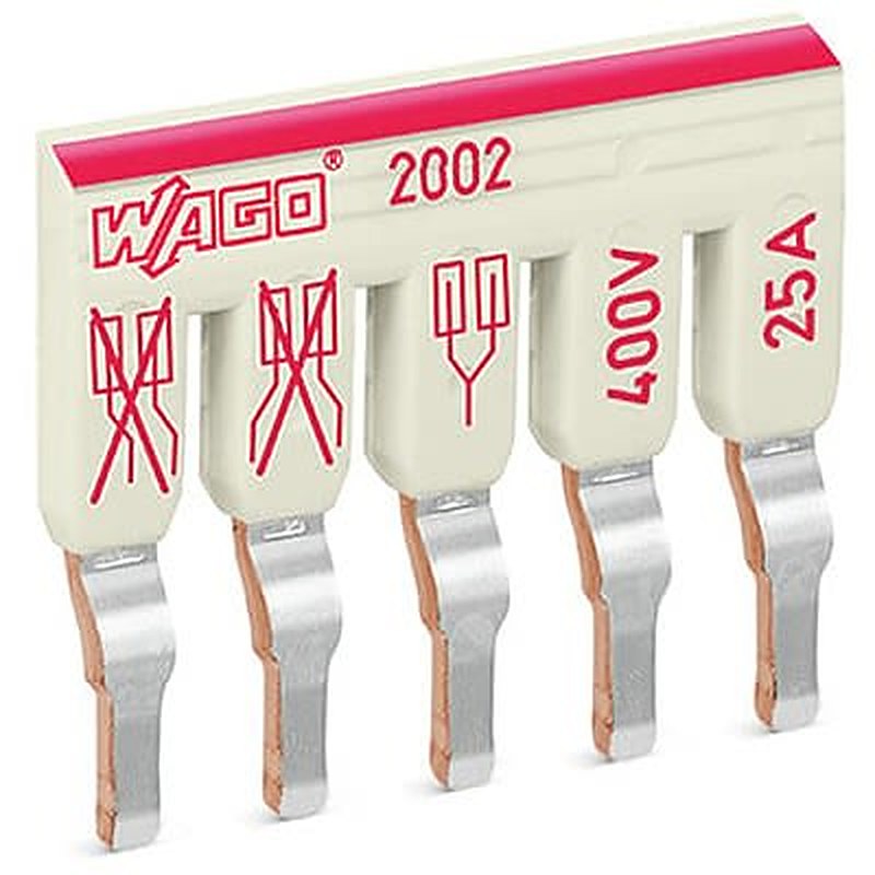 WAGO TOPJOB S Series Staggered Jumper for Use with DIN Rail Terminal Block