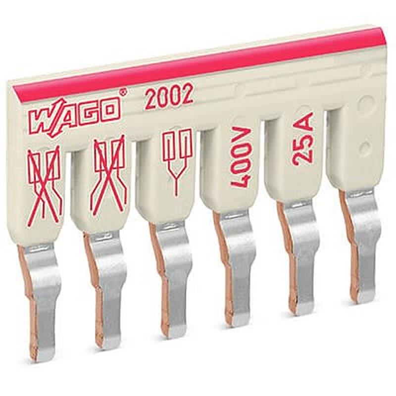 WAGO TOPJOB S Series Staggered Jumper for Use with DIN Rail Terminal Block
