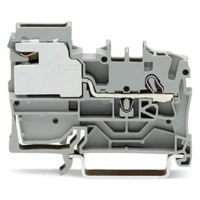 WAGO 2002-7111 TOPJOB S Series Disconnect Terminal Block Grey, 2.5mm², 1-Level, Push-in
