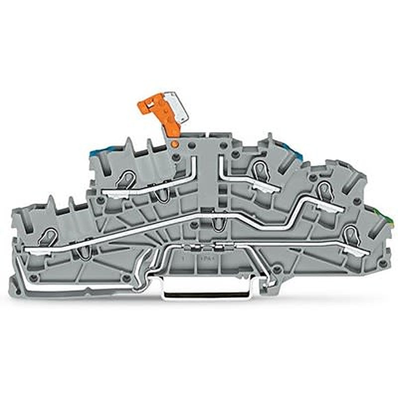 WAGO TOPJOB S Series Multi Level Terminal Block Grey, 2.5mm², 3-Level, Cage Clamp