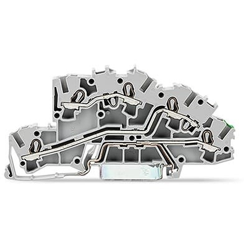 WAGO TOPJOB S Series Multi Level Terminal Block Grey, 2.5mm², 3-Level, Cage Clamp