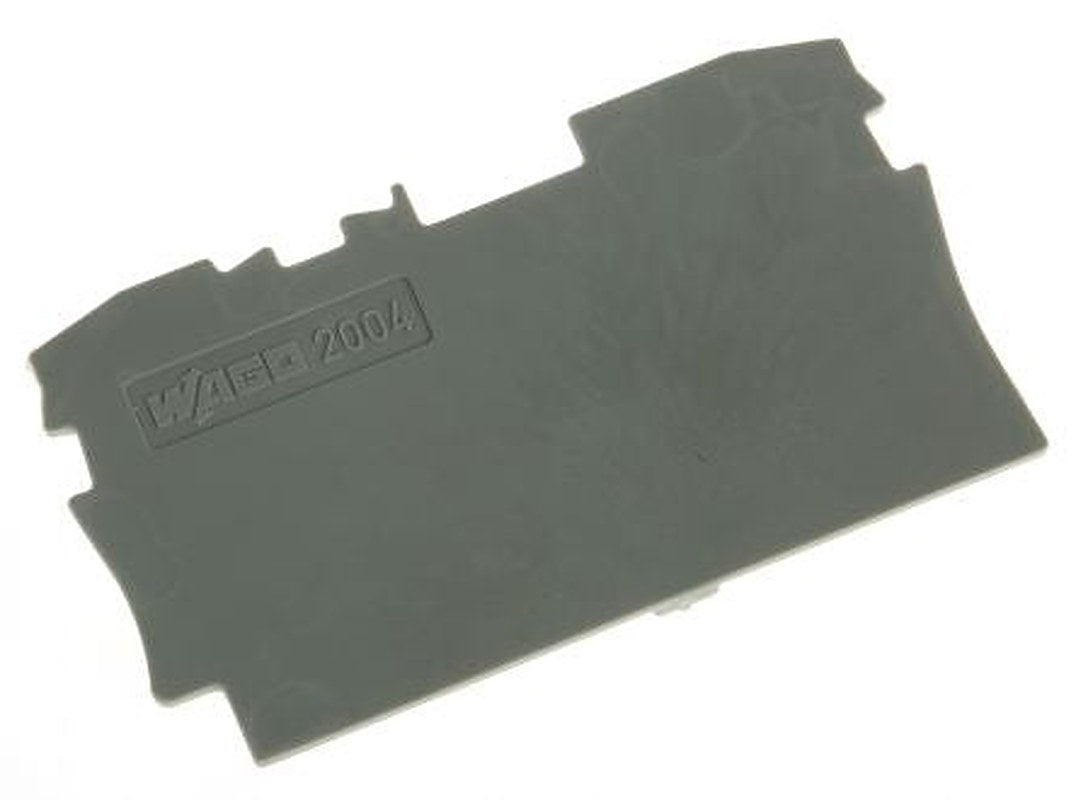 WAGO End & Intermediate Plate for Use with 2004 Series Terminal Blocks
