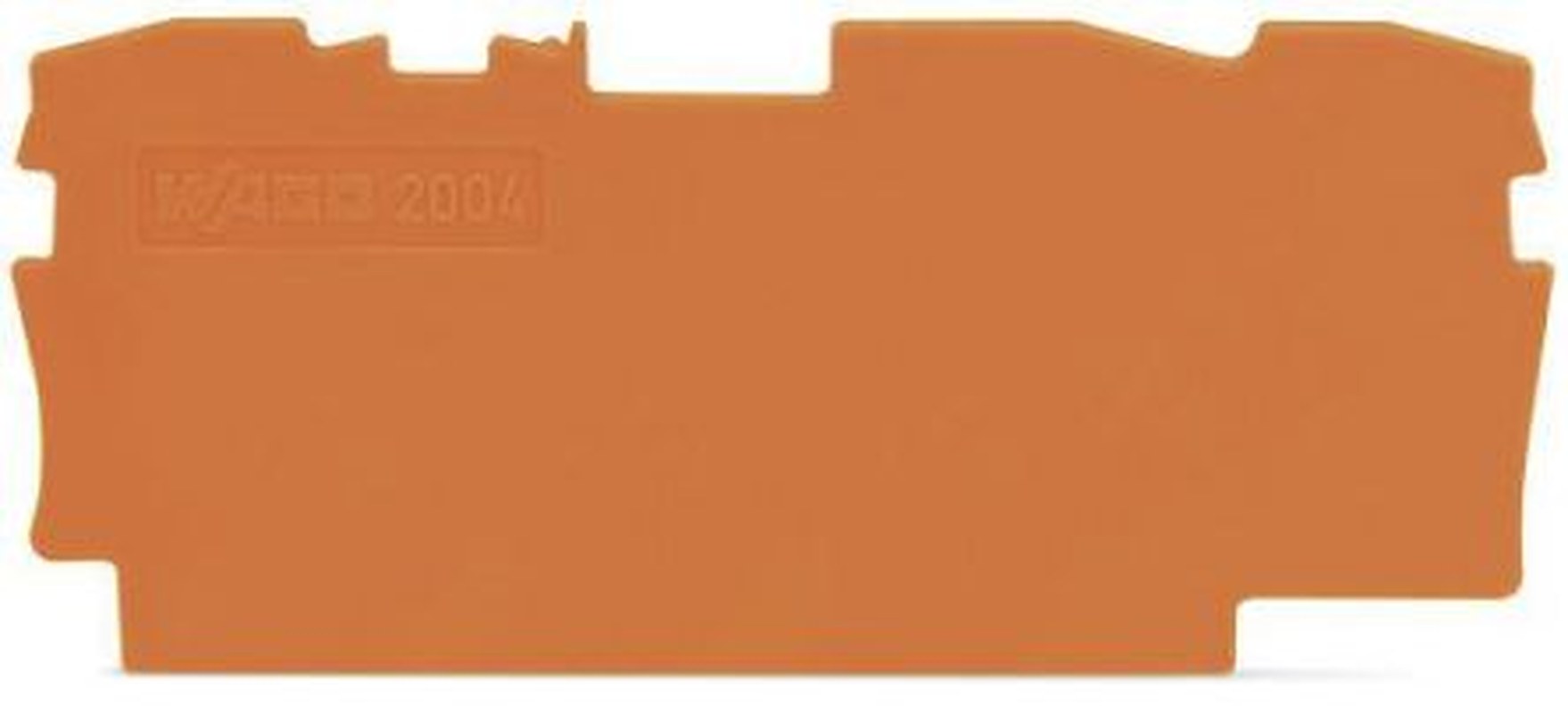 WAGO End & Intermediate Plate for Use with 2004 Series Terminal Blocks, IECEx