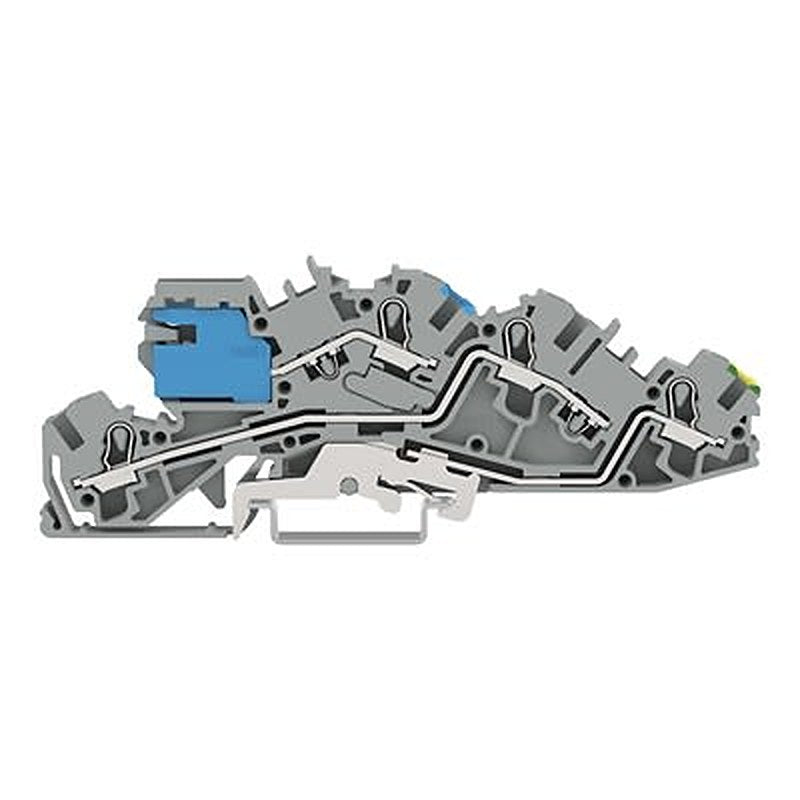 WAGO TOPJOB S Series Multi Level Terminal Block Grey, 4mm², 3-Level, Cage Clamp