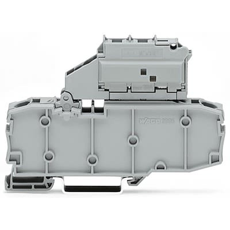 WAGO TOPJOB S Series Fuse Terminal Block Grey, 6mm², 1-Level Fused, Push-in, CSA