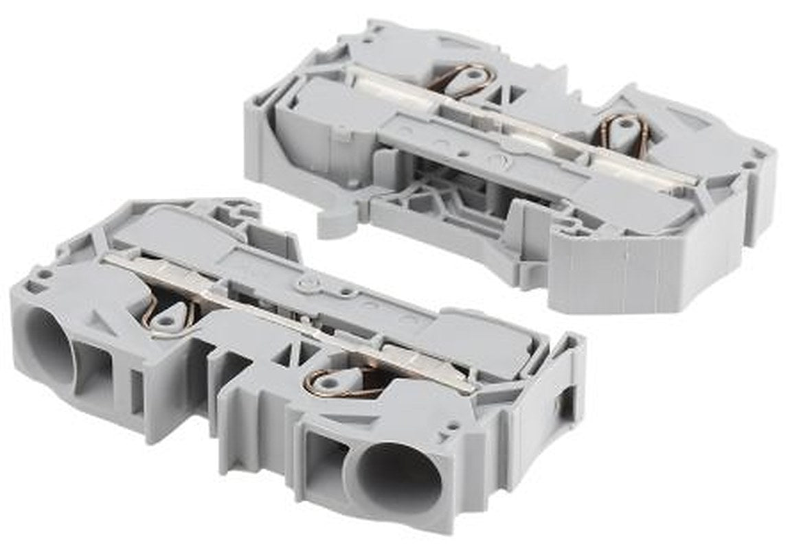 WAGO 2016-1201 Feed Through Terminal Block Grey, 16mm², 1-Level, Cage Clamp, IECEx/ATEX