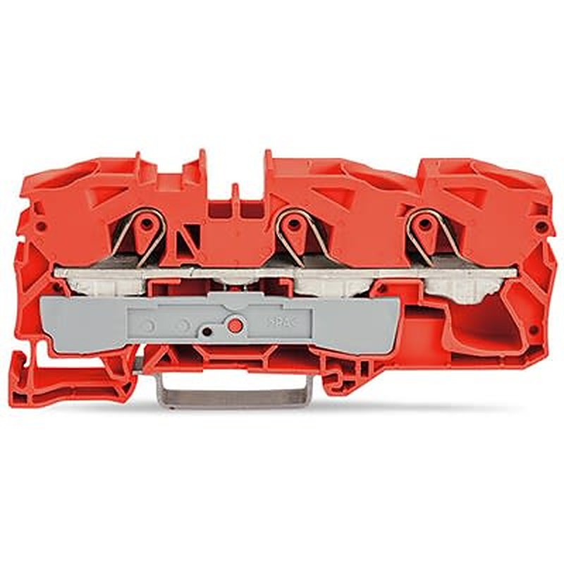 WAGO TOPJOB S Series DIN Rail Terminal Block Orange, 16mm², 1-Level, Push-in, IECEx/ATEX/CSA