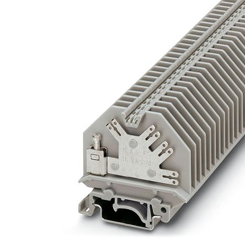 Phoenix Contact 2017237 UHK 4-FS (8-2.8-0.8) Series Feed Through Terminal Block Grey, 4mm², 1-Level, Screw