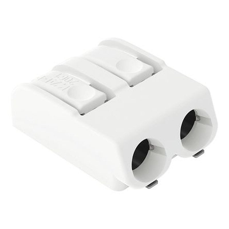 WAGO 2061 Series PCB PCB Terminal Block Female Cage Clamp, 2-Pole, 10A, 17.5 A, 2-Way