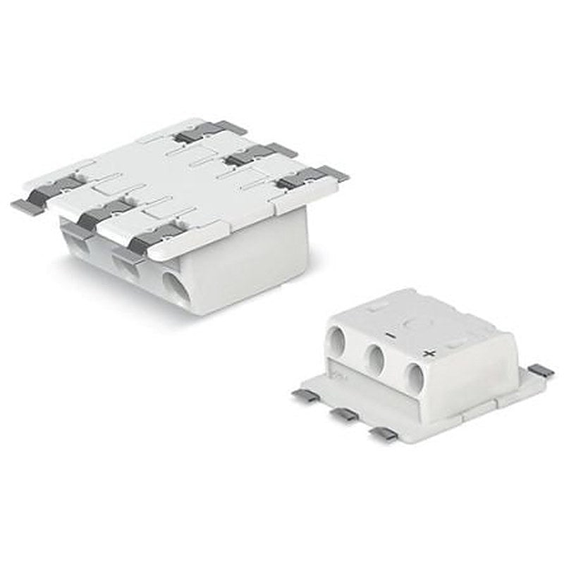 WAGO 2070 Series PCB Terminal Block, 3-Contact, 6.5 mm Pitch, Surface, 1 Row