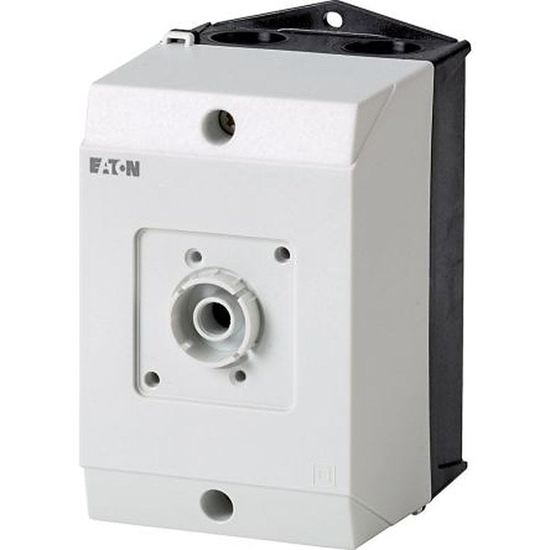 Eaton White, Black Plastic Eaton Moeller Control Station Enclosure - 1 Hole