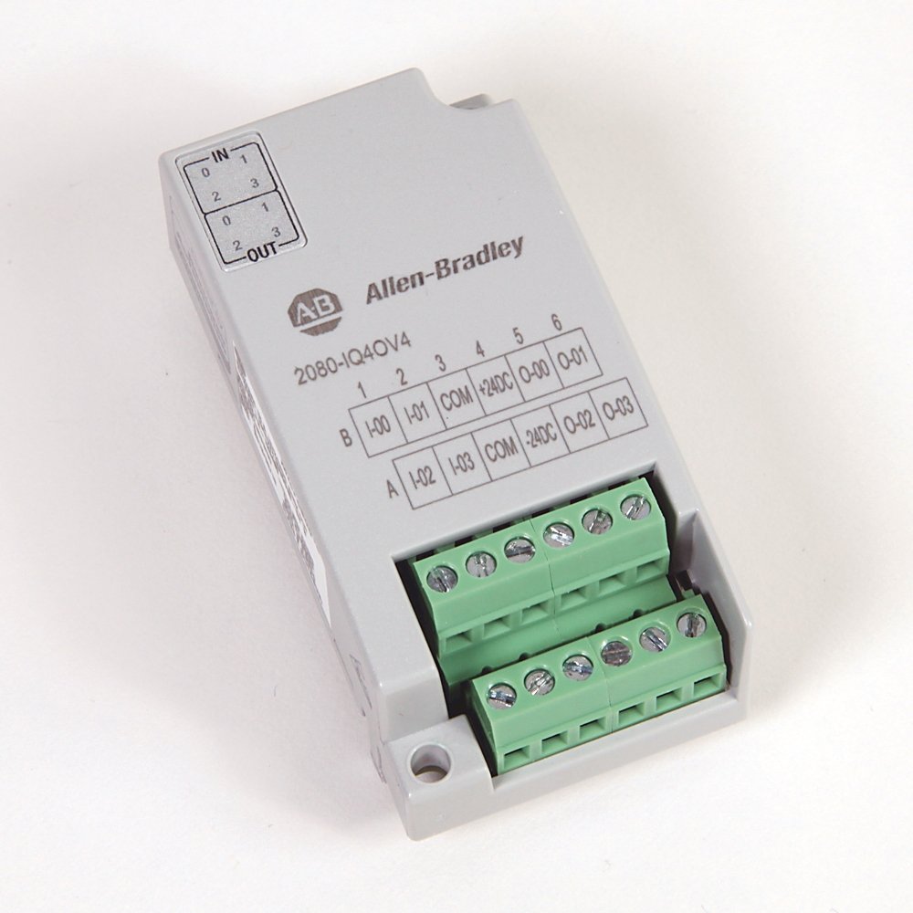 2080 Micro800 System, 8-pt Combo, 4-pt Digital Input, 12/24V DC,Sink/Source, IEC3, and 4-pt Digital Output, 12/24V DC, Sink