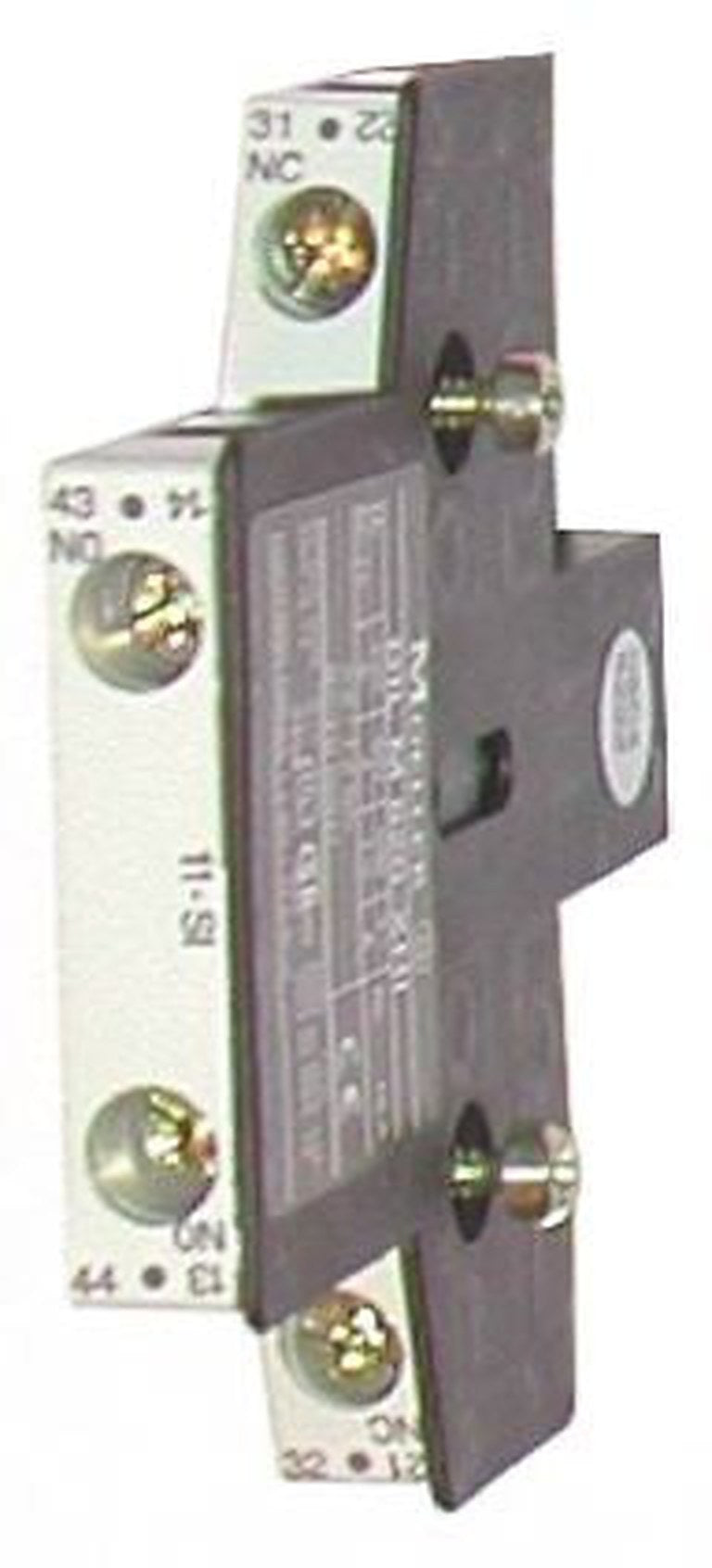 Eaton Auxiliary Contact, 2 Contact, 1 NO/1 NC, DILM250 - DILH2600, Side, 10 A, 500V ac, 208281 DILM820-XHI11-SI