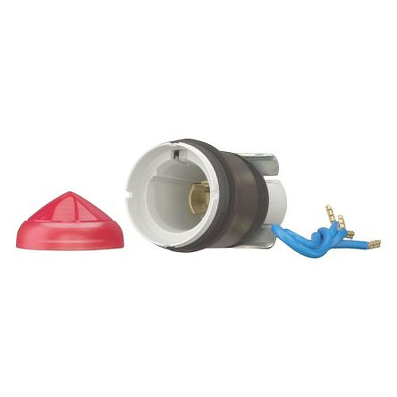 Eaton, M22, Panel Mount Red LED Indicator, 22.5 mm Cutout, IP67, IP69K, Round
